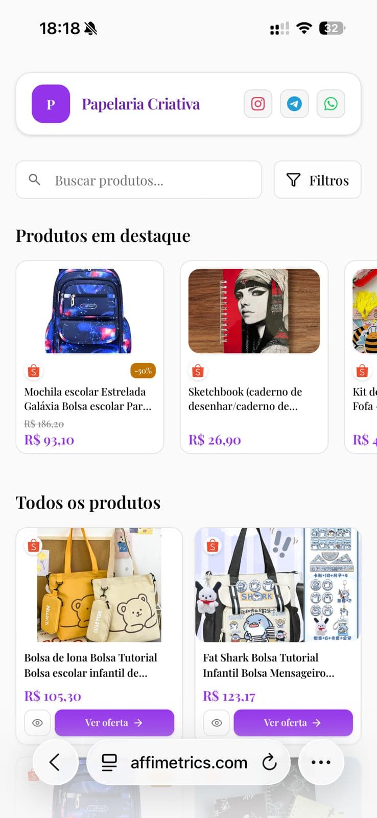 Preview slot-8 da vitrine publica