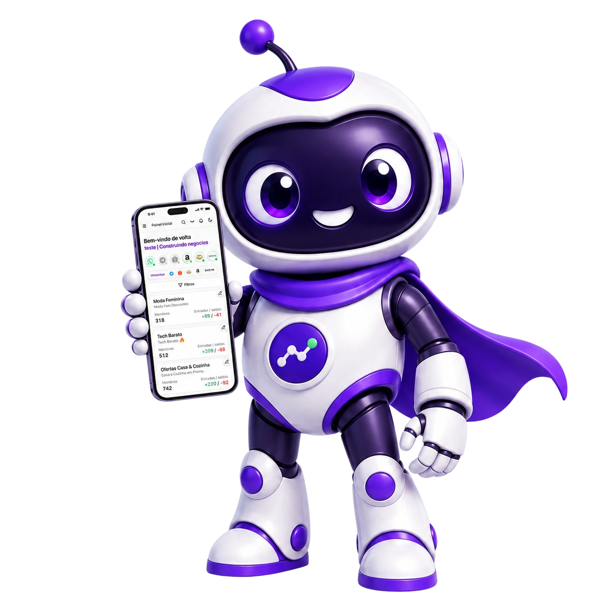 Mascote do AffiMetrics